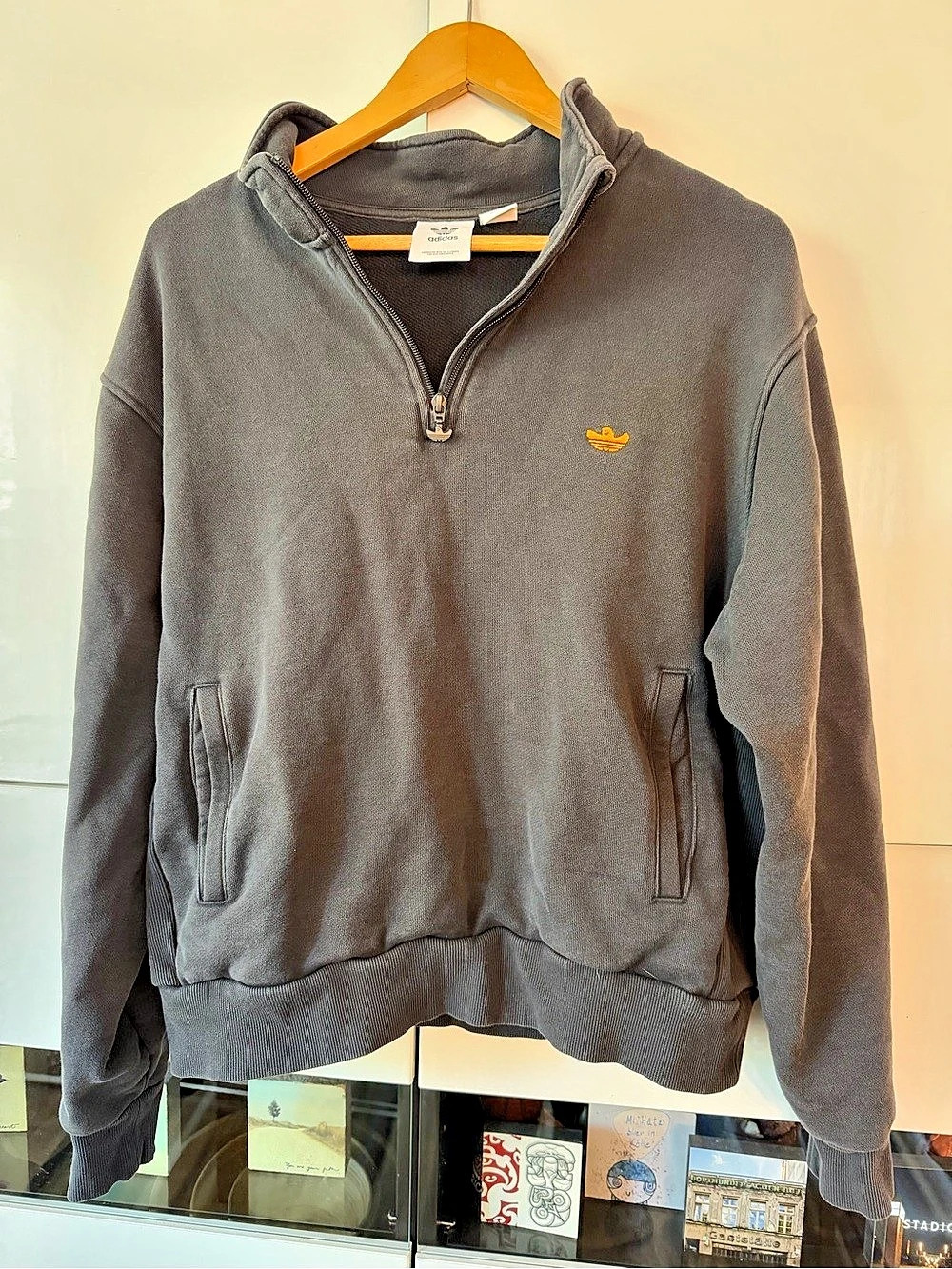 Adidas x Mark Gonzales Heavyweight Shmoofoil 1/4 Zip Sweatshirt